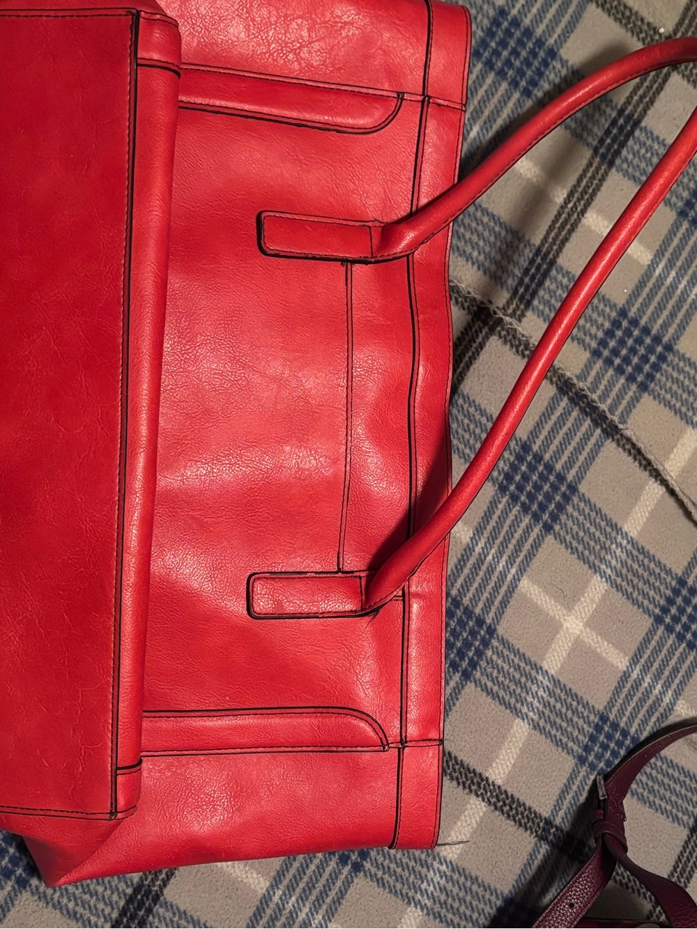 Merona Red Tote Shoulder Bag
